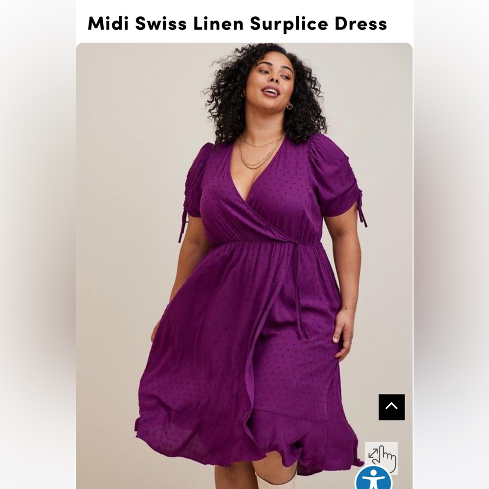 NWT TORRID PURPLE DRESS